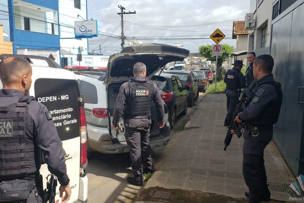 Acusado de torturar e de manter a mulher e os três filhos em cárcere é levado para o Presídio