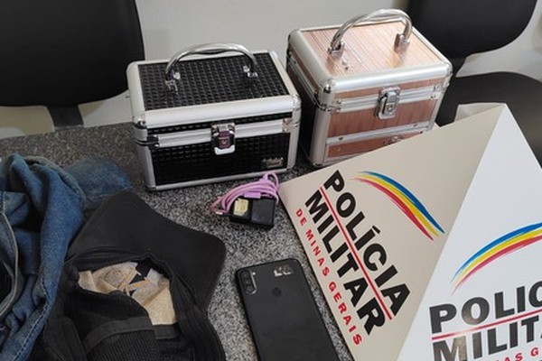 Homem arromba residência e furta maletas de maquiagem, mas acaba preso em Rio Paranaíba