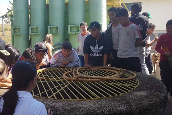 Projeto Sustentabilidade de Escola Municipal leva alunos a reconhecerem importância das nascentes 