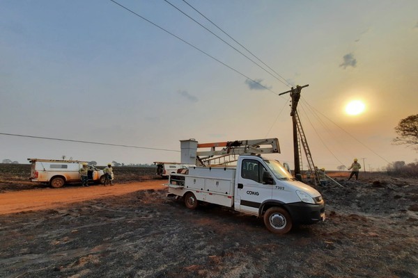 Queimadas aumentam em ritmo alarmante e Cemig tem quase o dobro de ocorrências na rede elétrica em 2021