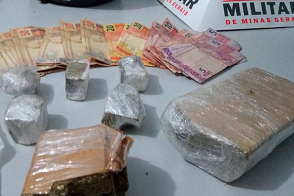 Jovem com várias passagens é preso após PM encontrar tabletes de maconha e pedra de crack