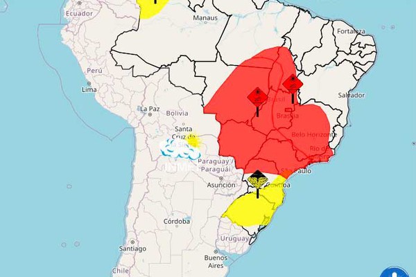 INMET publica alerta de grande perigo e calor de 40° em Patos de Minas deve continuar; veja dicas