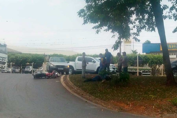 Motociclista fica ferido em mais um acidente na J.K; usuários relatam alto índice de acidentes