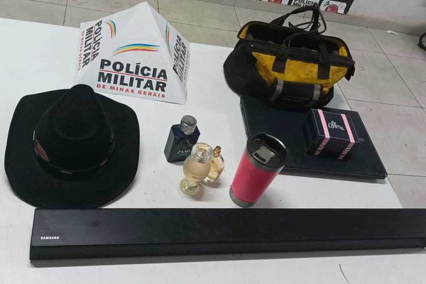Polícia Militar recupera produtos furtados em duas residências e prende autores dos crimes