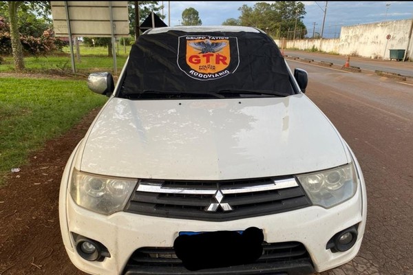 Motorista acaba preso na MGC 354 com caminhonete que estava sendo procurada por apropriação indébita