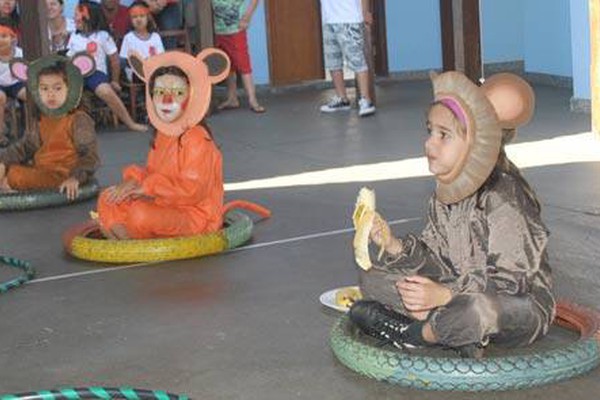 Escola Infantil realiza Olimpíada para incentivar as crianças a praticarem esportes