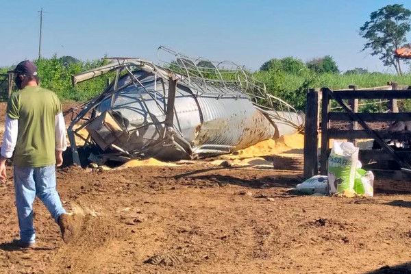 Silo desaba na zona rural de Lagoa Grande e mata adolescente de 13 anos