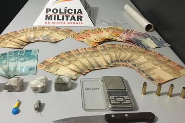 PM leva 3 para a delegacia após denúncia de uso de moto para entrega de droga em Patos de Minas