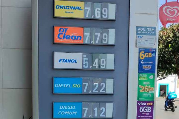 Preço do diesel passa pela primeira vez na história dos R$7,00 em Patos de Minas