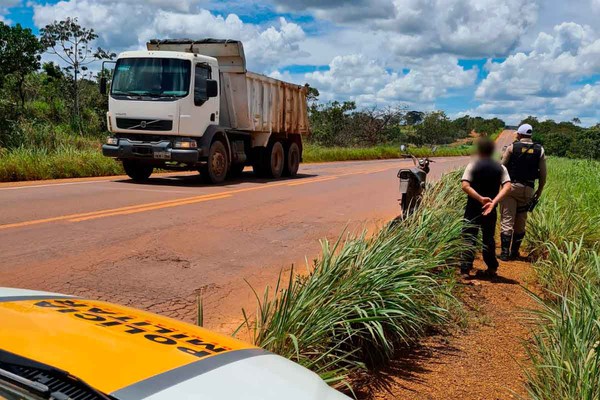 Jovem é preso com moto sem placa e número do chassi suprimido na MG 190