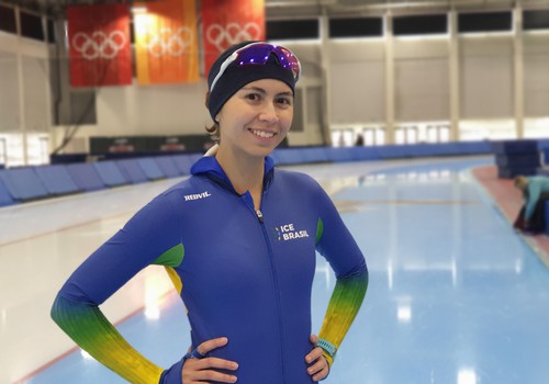 Larissa Paes é a primeira mulher do país a qualificar para a Copa do Mundo de patinação de velocidade