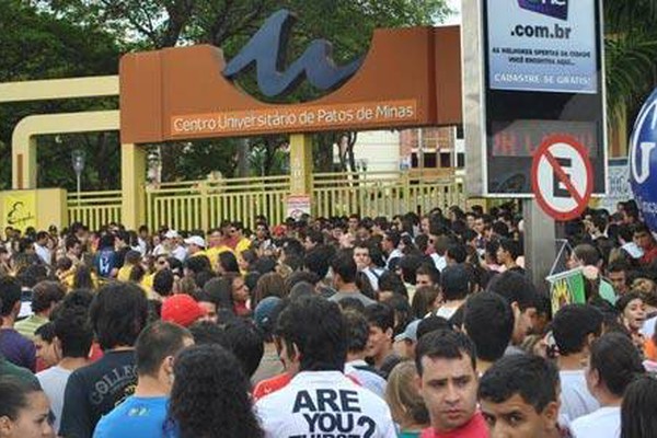 Vestibular 2013 do Unipam terá 2.540 vagas para 26 cursos de gradução