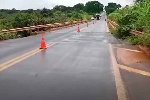 DNIT e Prefeitura se preparam para recuperar ponte da BR 365 e trecho deve ser bloqueado até para pedestres