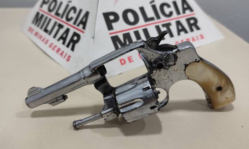 Jovem que saiu recentemente do presídio é preso com revólver e bicicleta furtada na zona rural de Lagoa Grande