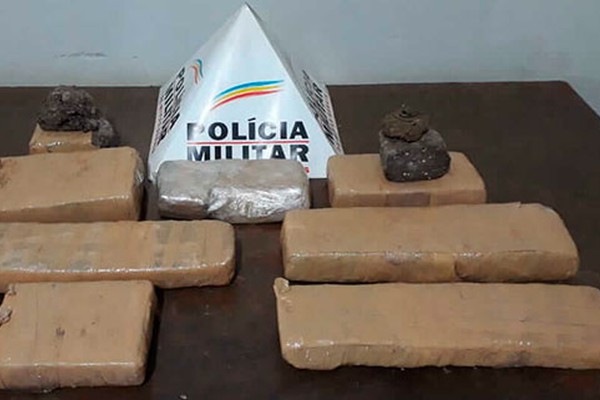 Jovem preso no dia 31 volta a ser preso após ser visto enterrando 6kg de maconha em matagal