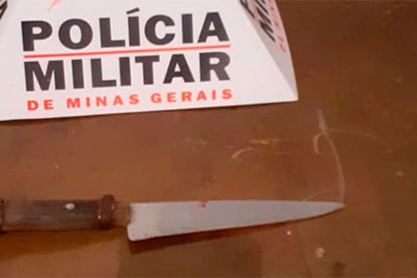 Jovem de 26 anos esfaqueia irmão em Patrocínio e acaba preso pela Polícia Militar