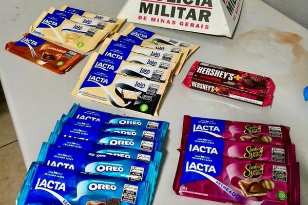 Polícia Militar prende grupo de jovens que furtou mais de R$270,00 em barras de chocolate