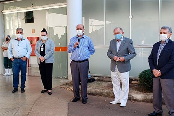 Hospital de Campanha é inaugurado em Patos de Minas para atender vítimas da Covid-19