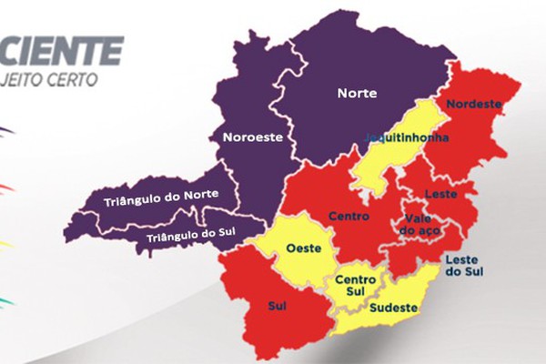 Mais duas regiões de MG vão para Onda Roxa e já são quase 200 municípios com regras mais rígidas no estado