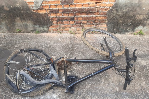 Ciclista tem ferimentos graves ao ser atingido por caminhonete na MG 060 em São Gonçalo do Abaeté