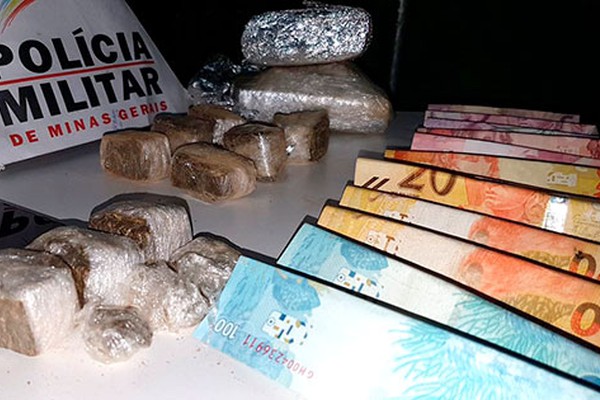 PM encontra mais de 1kg de maconha enterrada em Patos de Minas e prende mulher de 22 anos