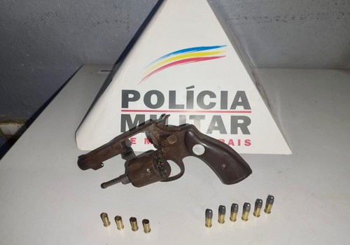 Idoso de 78 anos é preso após efetuar disparos de arma de fogo dentro de casa na zona rural de Patos de Minas