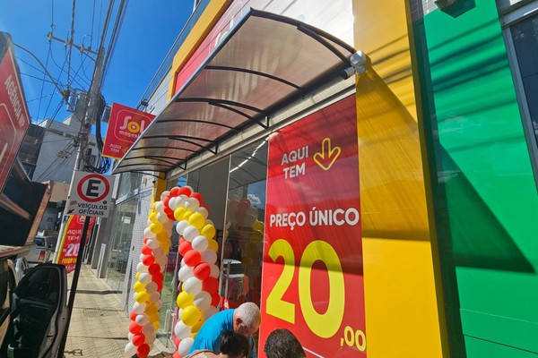 Com preço único de R$ 20,00, Sol Magazine inaugura loja no centro de Patos de Minas