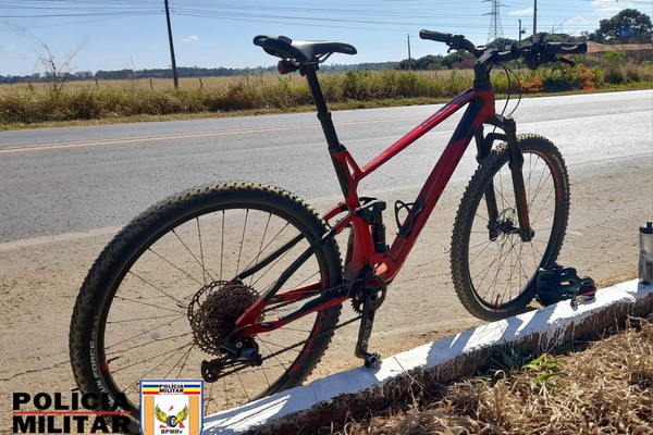 Ciclista de 37 anos fica gravemente ferido e tem que ser transferido após sofrer queda na MG 235