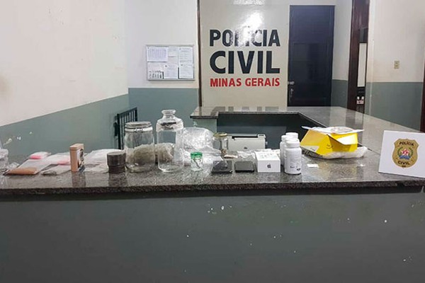 PC apreende droga sintética que chegou pelos Correios na Casa da Cultura de Patrocínio 