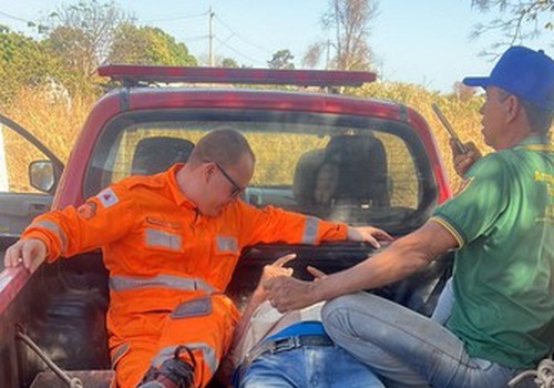 Idoso com mal de Alzheimer que desapareceu ontem em Arinos é resgatado em estado de desidratação