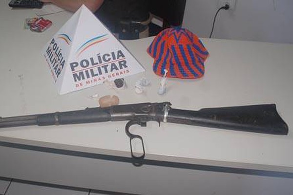 Adolescente é apreendido com carabina calibre 44 e drogas no Jardim Esperança