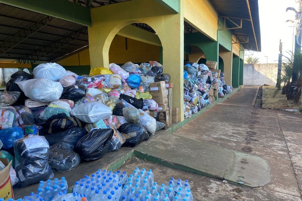 Patos de Minas arrecadou quase 137 toneladas de donativos para o Rio Grande do Sul