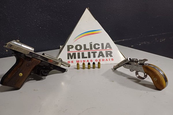 Em busca dos assassinos de jovem e de menino de 4 anos, Polícia Militar apreende duas armas